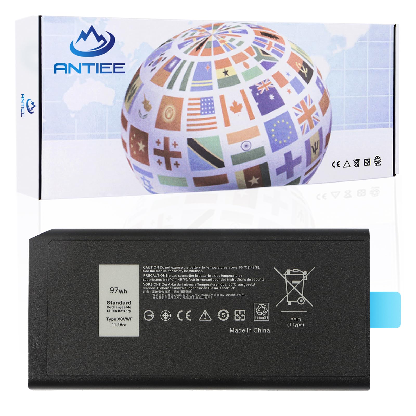 その他 A191410H BFGF WWA Mini Horizontal Amazon.com: 97Wh X8VWF Laptop Battery for Dell Latitude 14